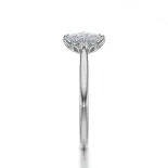 Pierścionek z owalnym diamentem białe złoto SBPZ_067